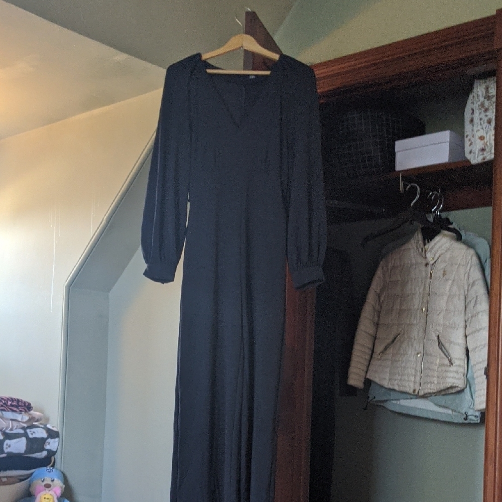 Petite Zara Classic Black Romper Minimalist